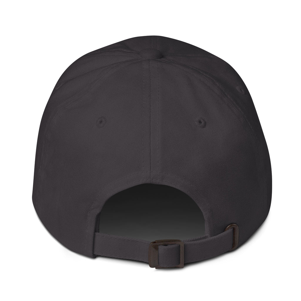 Dark grey cap on a white background (back).
