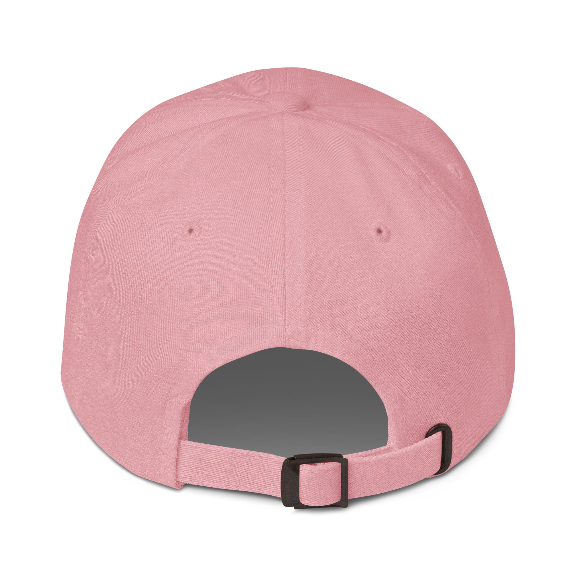Pink cap on a white background (back).