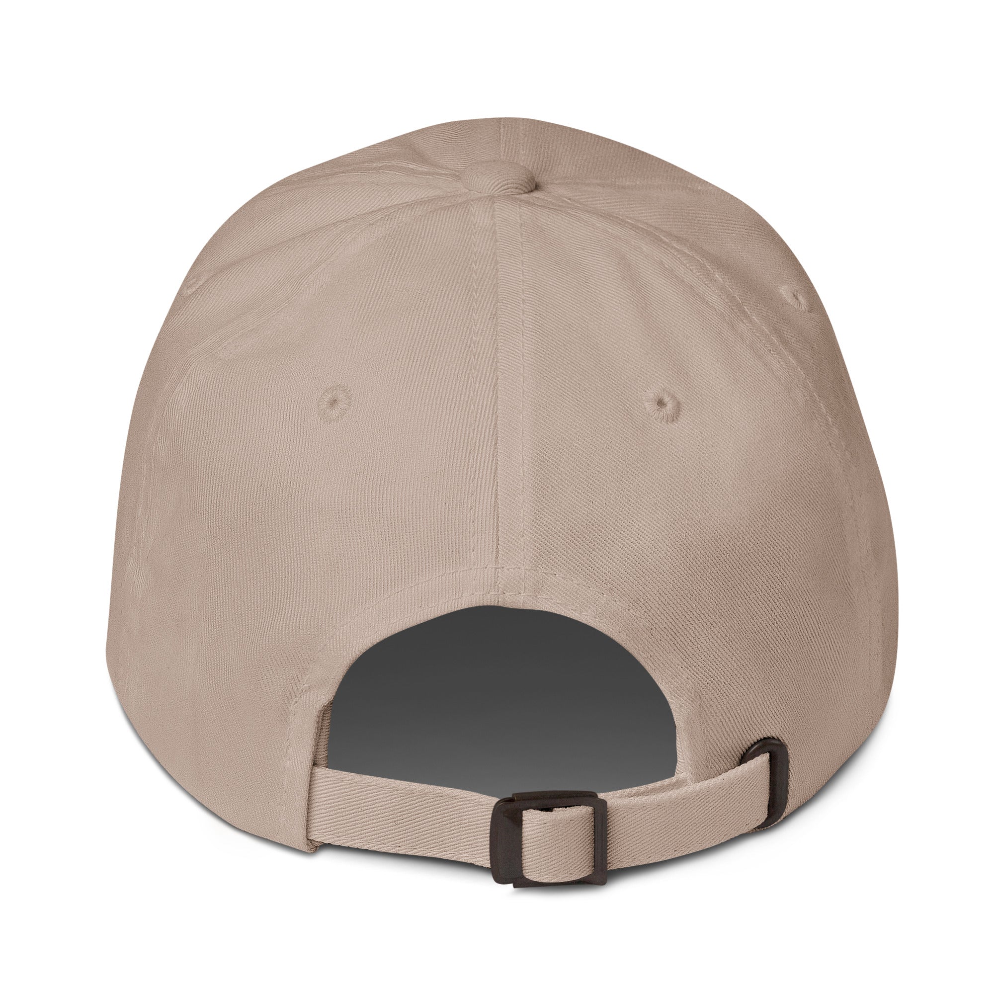 Beige cap on a white background (back).