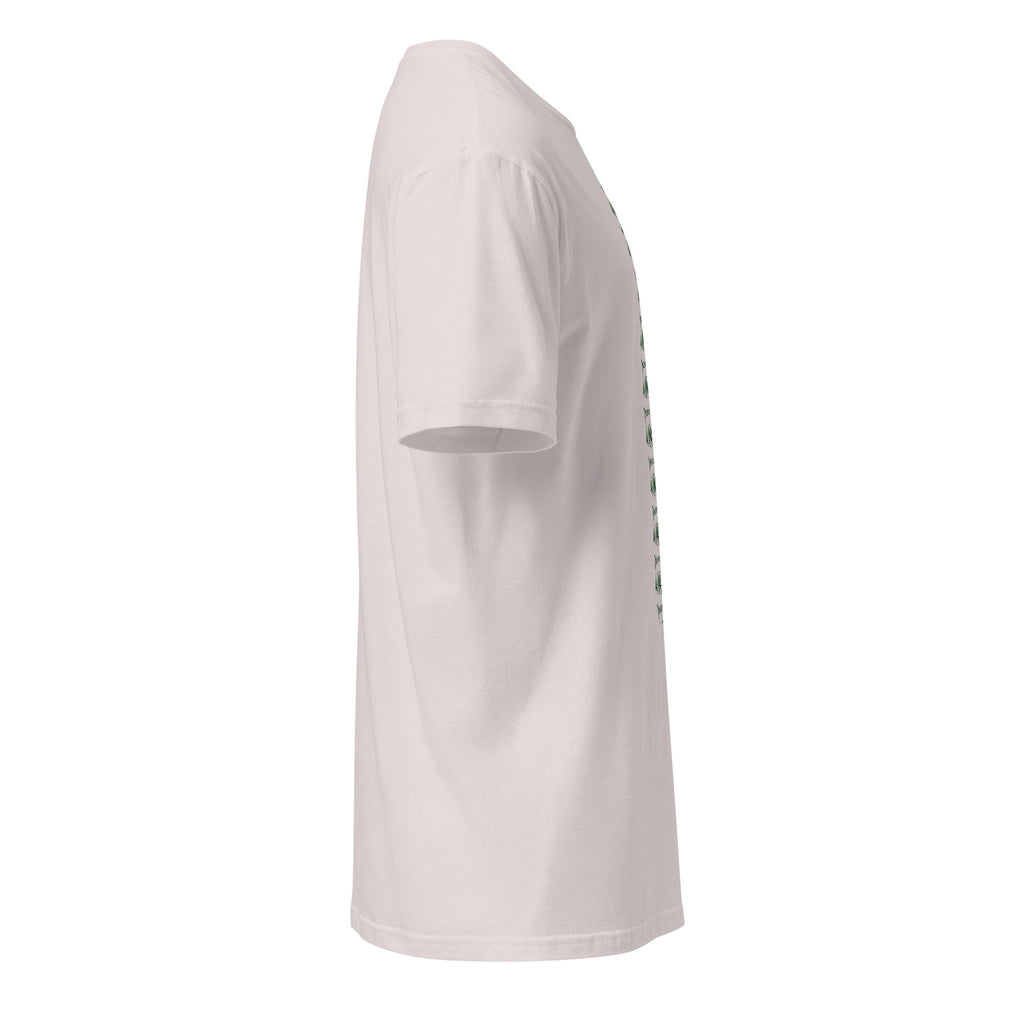Ice grey t-shirt on a white background (right).